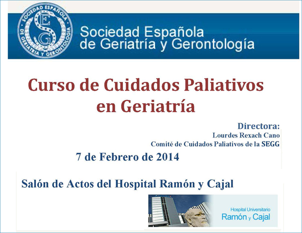 Curso de Cuidados Paliativos en Geriatría