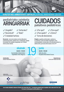 I Jornada sobre Cuidados Paliativos Pediátricos en el País Vasco
