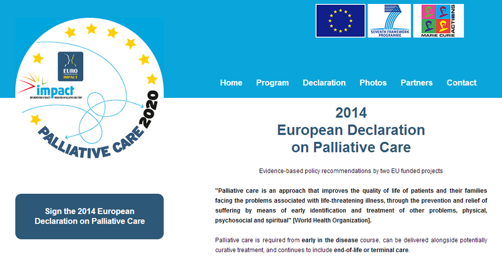 ¿Firmas? 10 recomendaciones a las autoridades europeas para ampliar el acceso a los cuidados paliativos