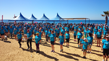 Más de 1.200 personas caminan por Cudeca  en el Walkathon 2015