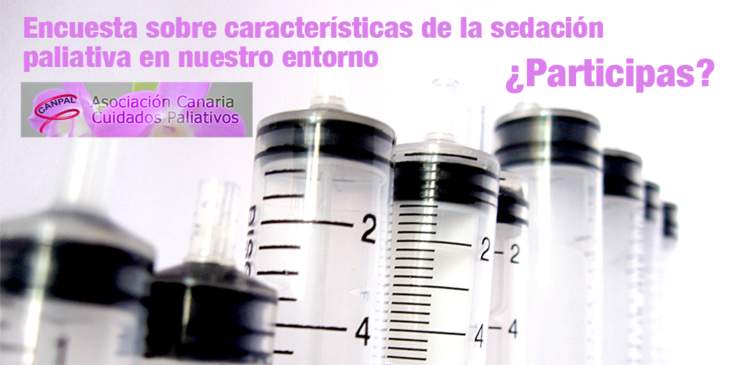 Encuesta sobre características de la sedación paliativa en nuestro entorno