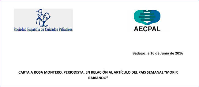 Sí, los profesionales de cuidados paliativos queremos llegar hasta el último rincón de España las 24h y los 365 días al año