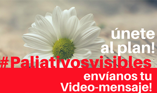 Acciones en redes sociales para apoyar #paliativosvisibles #morirsindolor