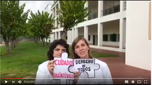 Vídeo 1 con las colaboraciones recibidas para el plan #paliativosvisibles