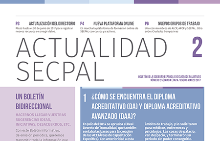 Ya disponible el último número del boletín ACTUALIDAD SECPAL