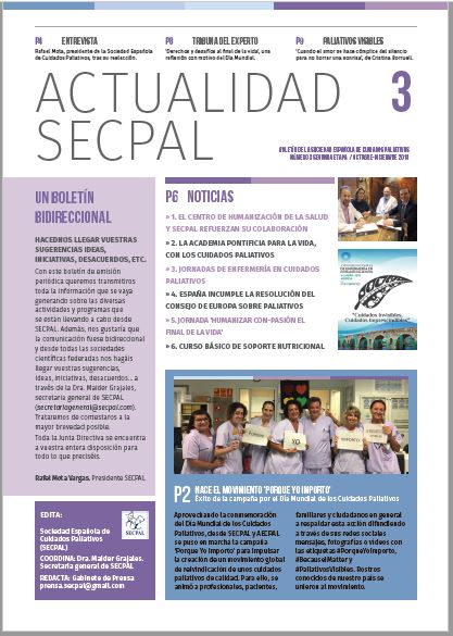 Nuevo número del boletín ‘Actualidad SECPAL’