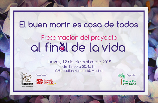 La Fundación Vivo Sano presenta su proyecto ‘Al final de la vida’