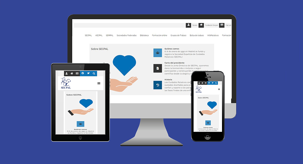 SECPAL estrena web para facilitar el intercambio de información y conocimiento sobre los cuidados paliativos