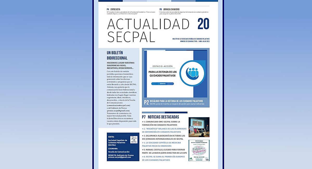 Disponible el número 20 de ‘Actualidad SECPAL’