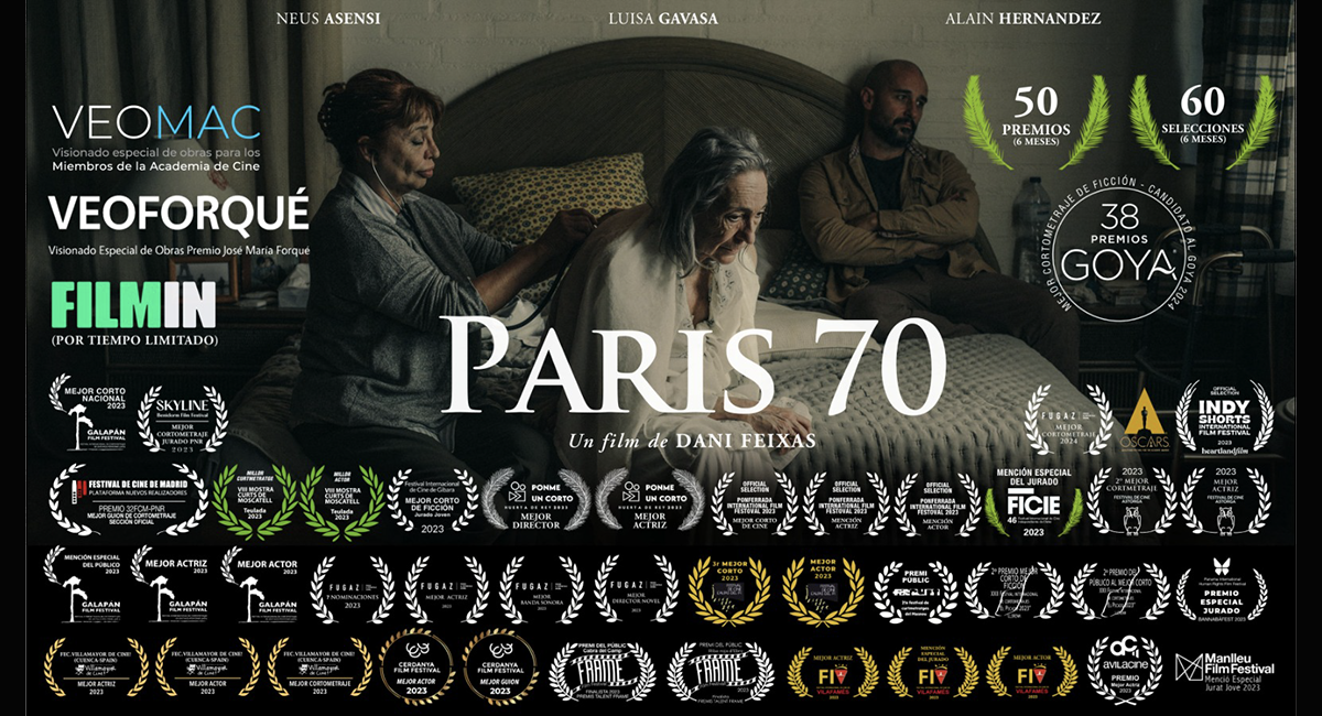 ‘París 70’ acumula ya 64 galardones y es candidato a los Premios Goya y Forqué