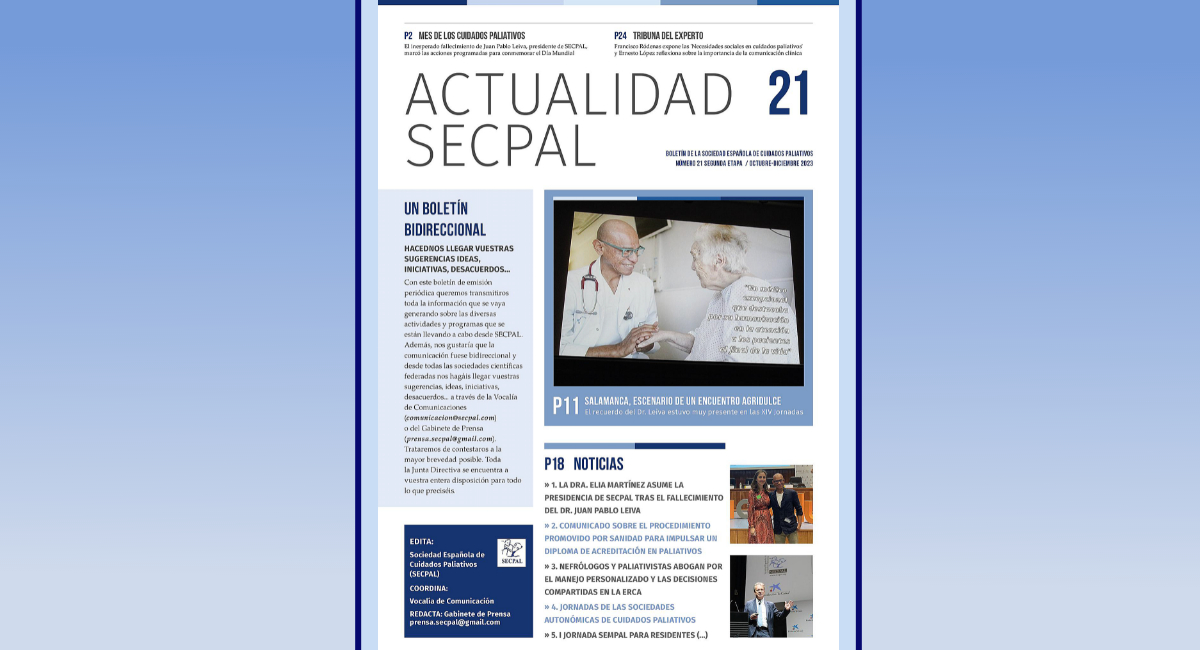 Disponible el número 21 de ‘Actualidad SECPAL’