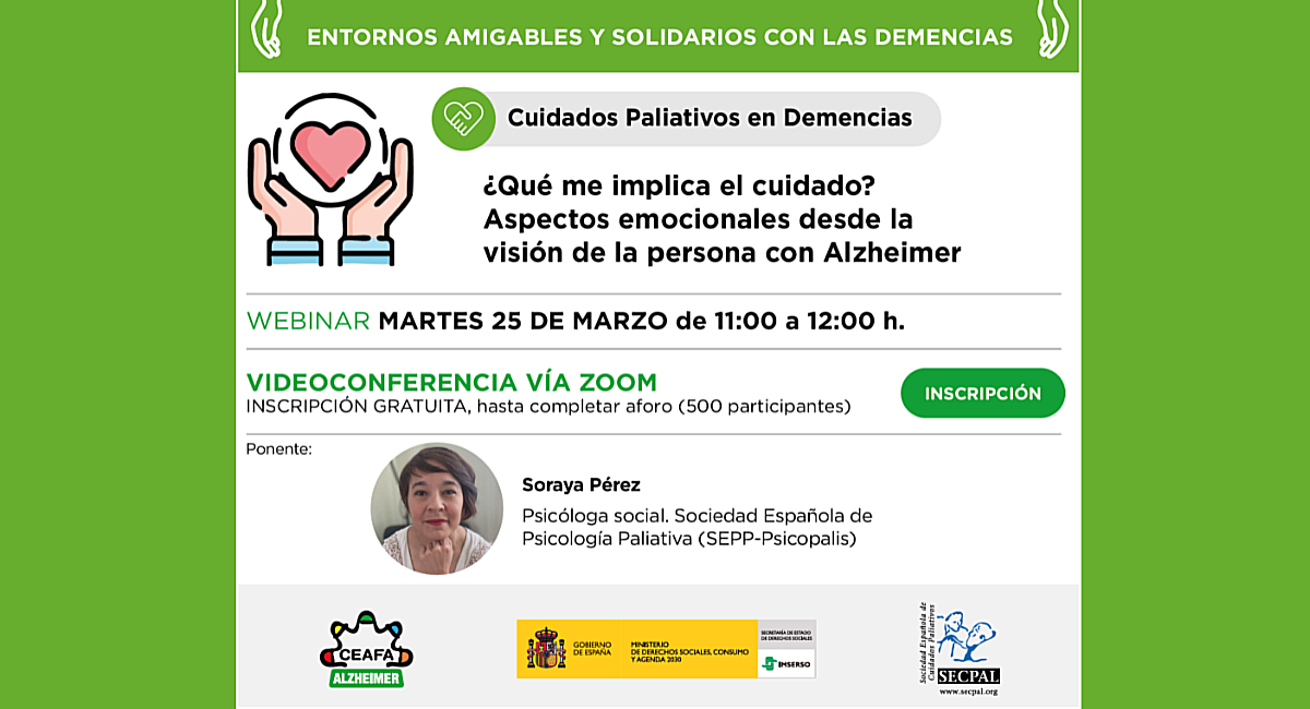 “El cuidado es un vínculo entre dos personas en el que ambas se tienen que comprender”