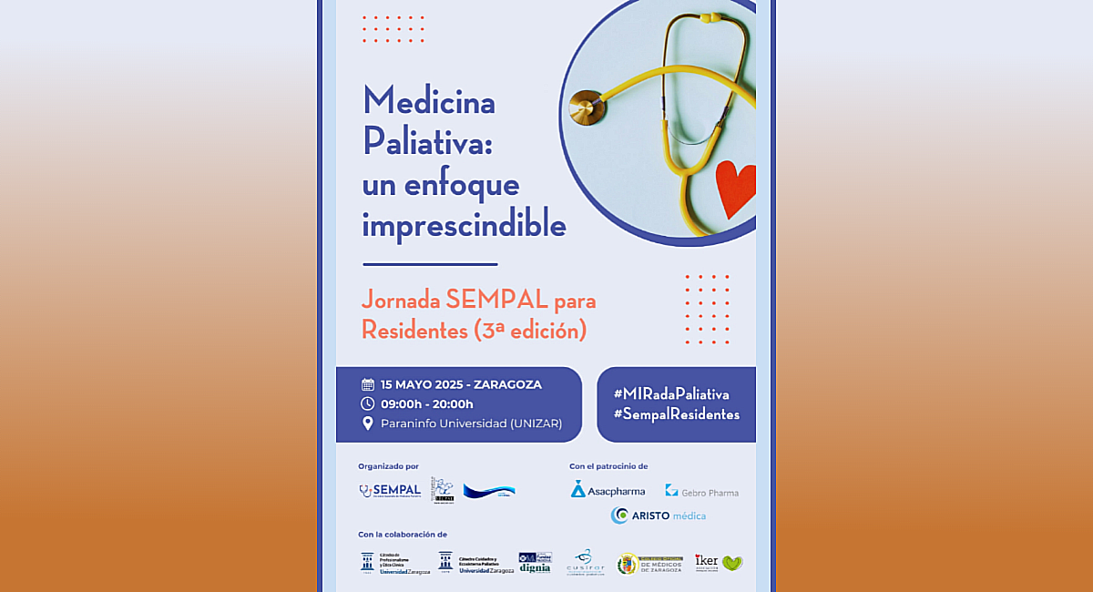Zaragoza reúne a un centenar de médicos residentes interesados en llevar la mirada paliativa a su práctica asistencial